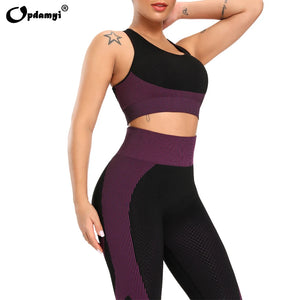 Seamless Workout Yoga Sets Female Sport Gym suit