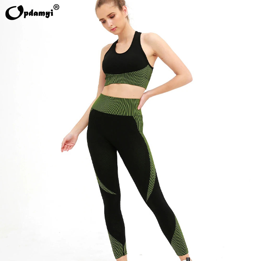 Seamless Workout Yoga Sets Female Sport Gym suit