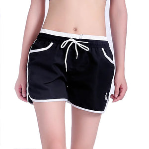 Summer Women Yoga Shorts Pure Color