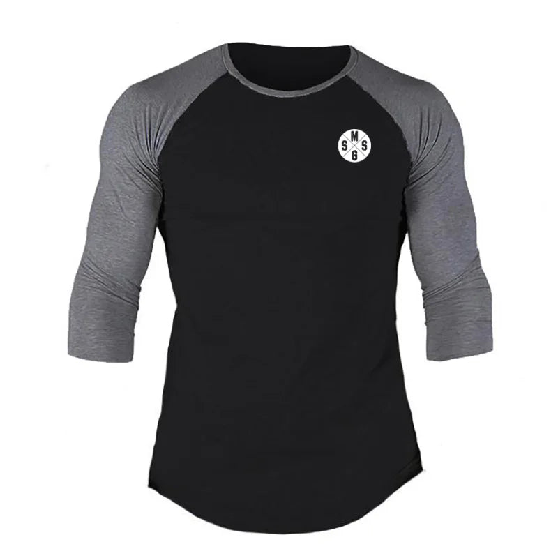 New O-Neck Man Gym Fitness Running Sport